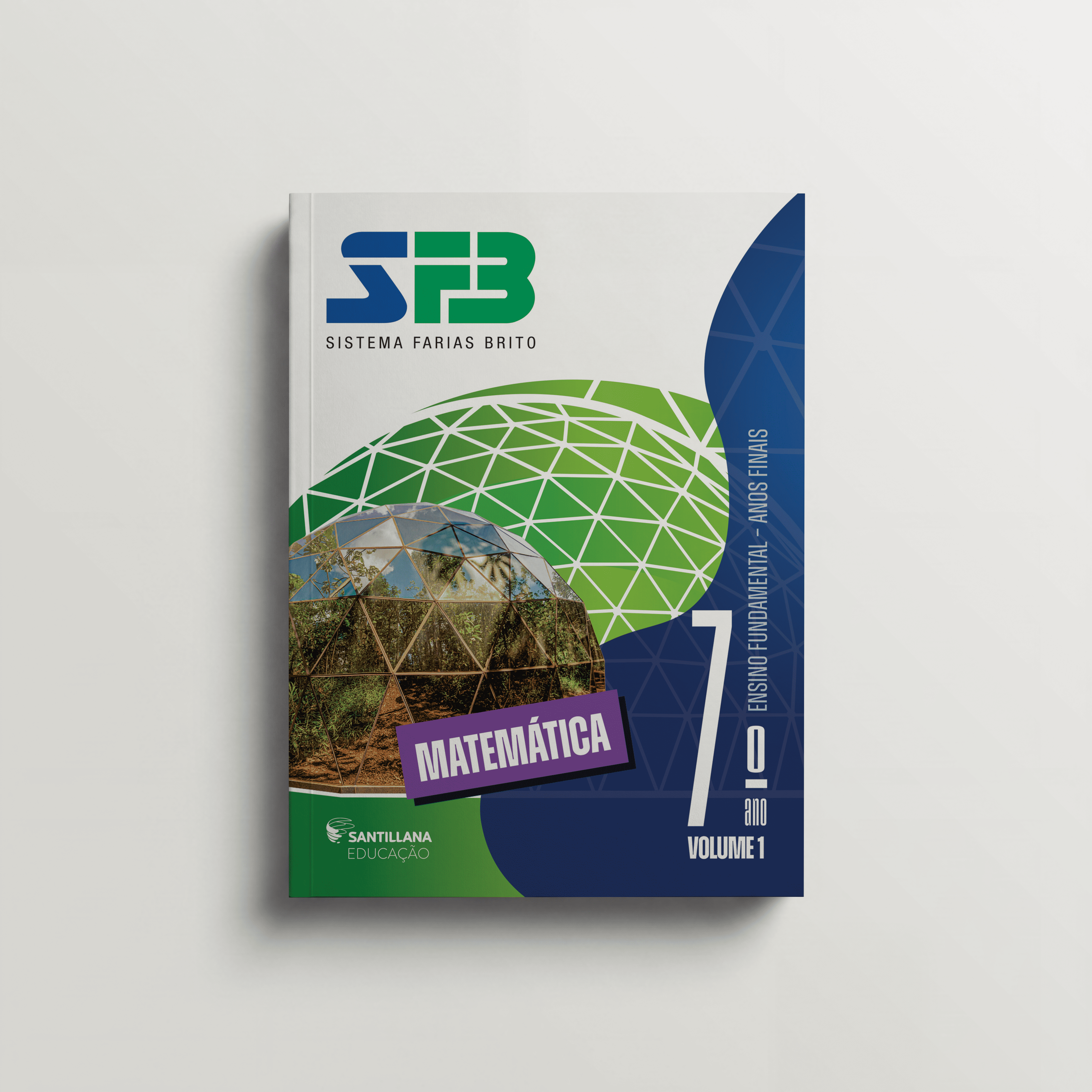 Capa do livro de Matemática