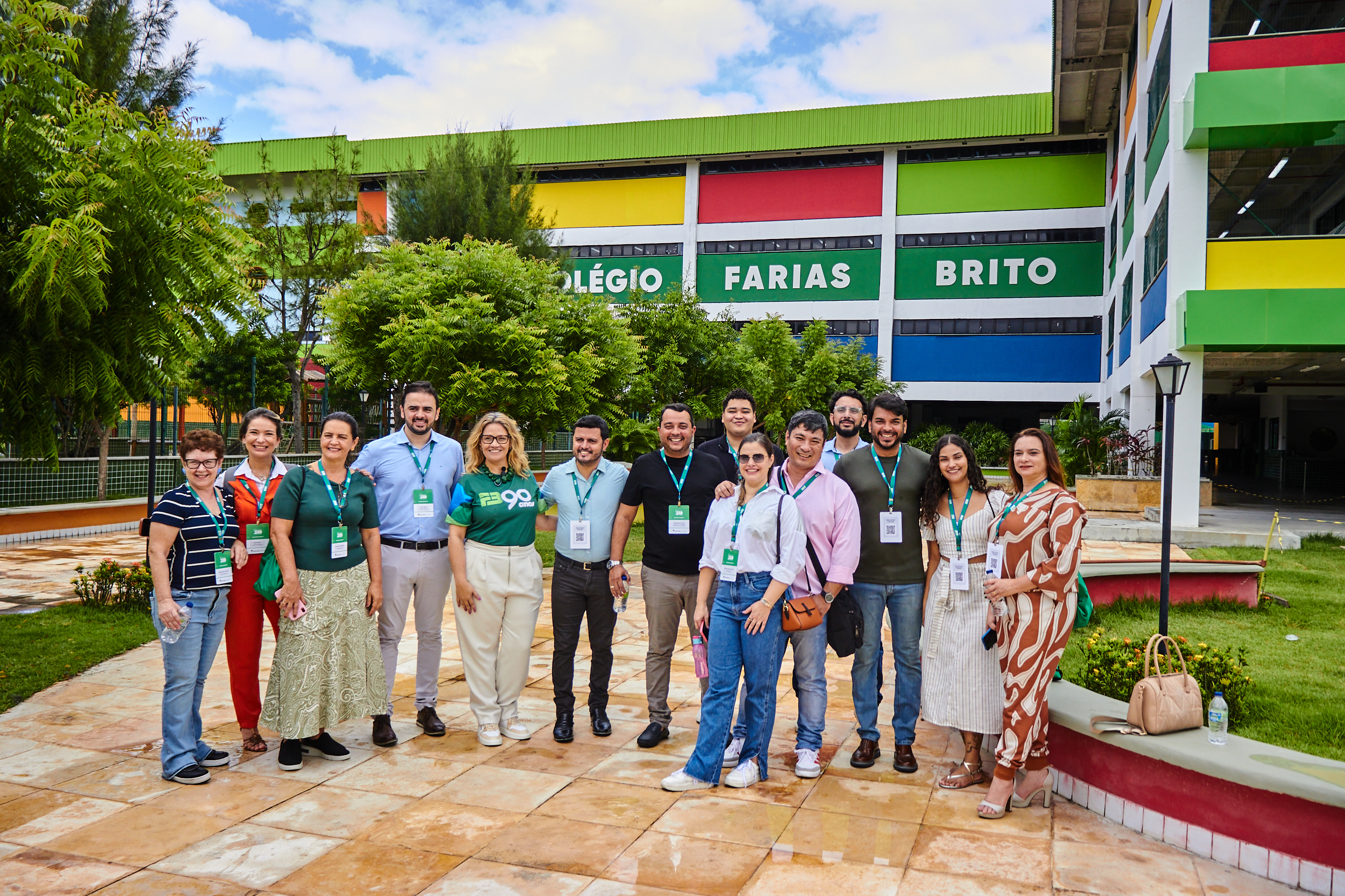 Equipe escolar em atividade durante o evento Vivência SFB