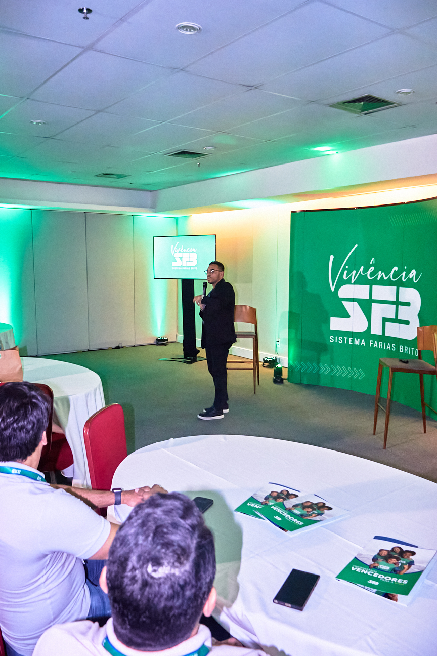 Palestra do Vivência SFB para escolas parceiras do Sistema Farias Brito